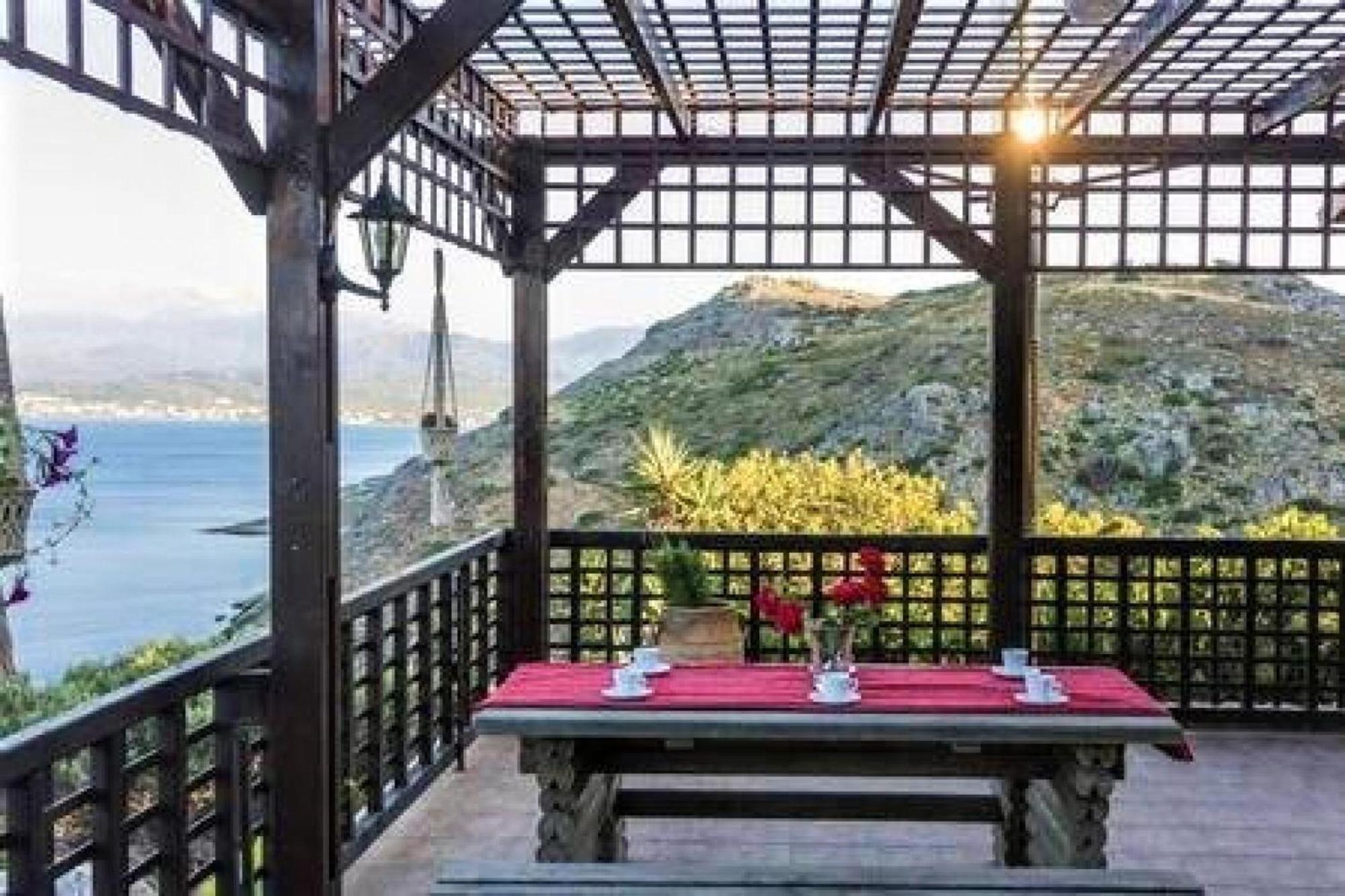 Villa Akrolithos With Private Pool Chania  Ngoại thất bức ảnh