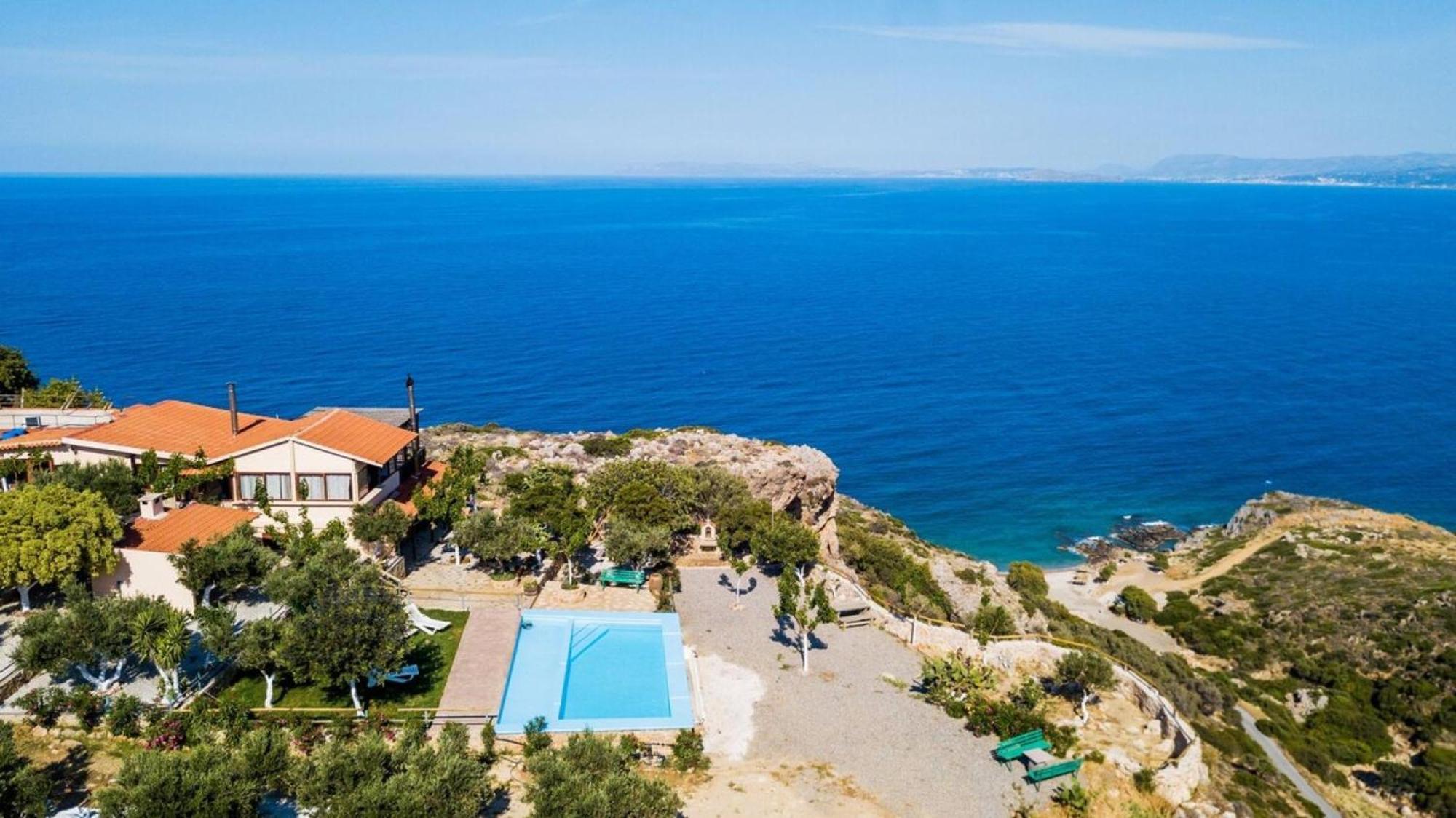 Villa Akrolithos With Private Pool Chania  Ngoại thất bức ảnh