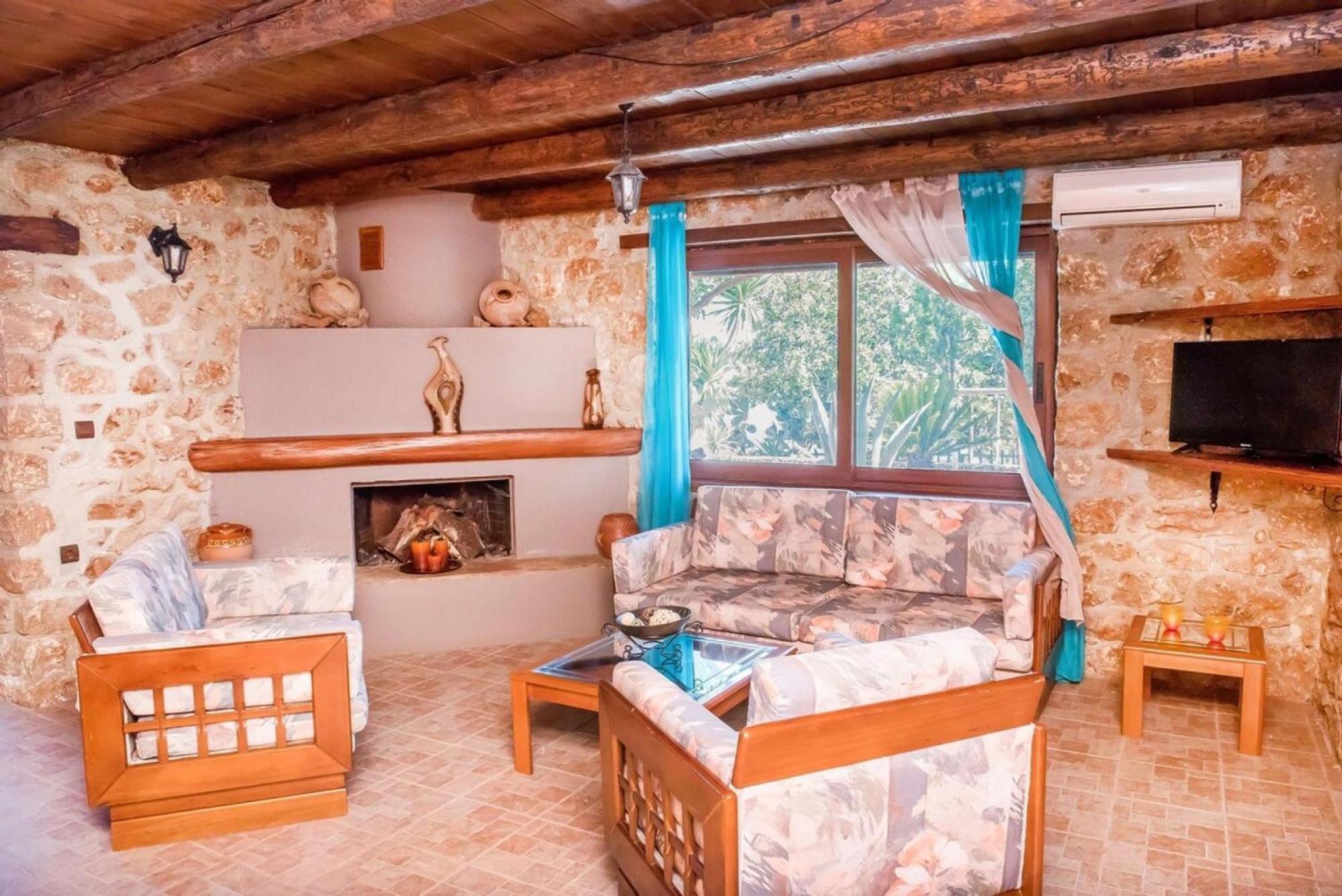Villa Akrolithos With Private Pool Chania  Ngoại thất bức ảnh