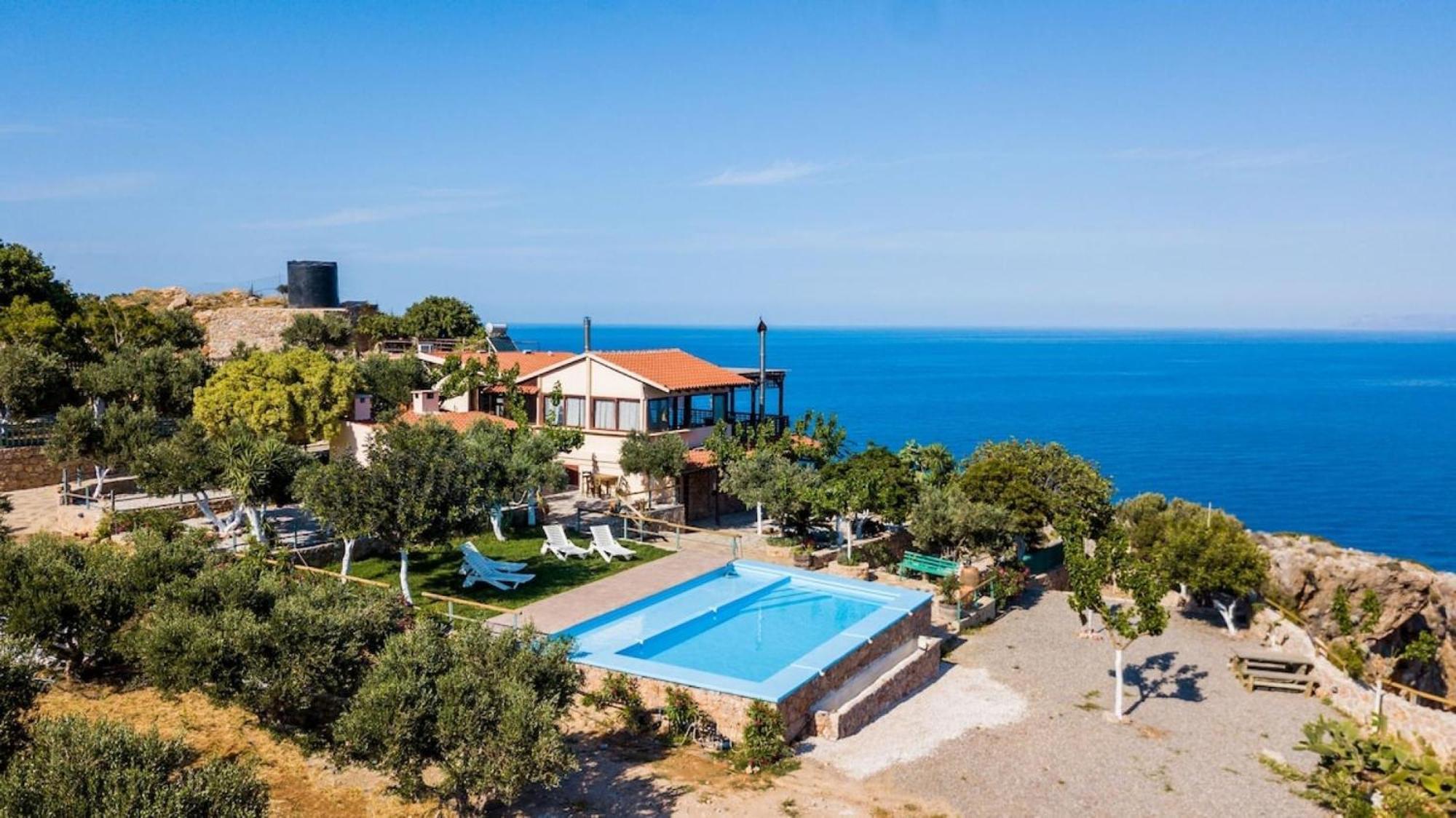 Villa Akrolithos With Private Pool Chania  Ngoại thất bức ảnh