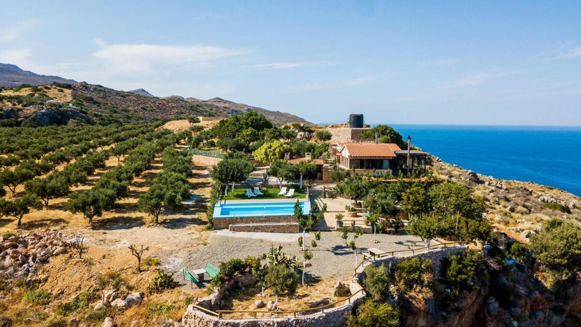 Villa Akrolithos With Private Pool Chania  Ngoại thất bức ảnh